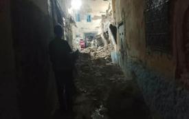 انهيار 4 منازل بالقصر الكبير يغلق مداخل مساكن مجاورة