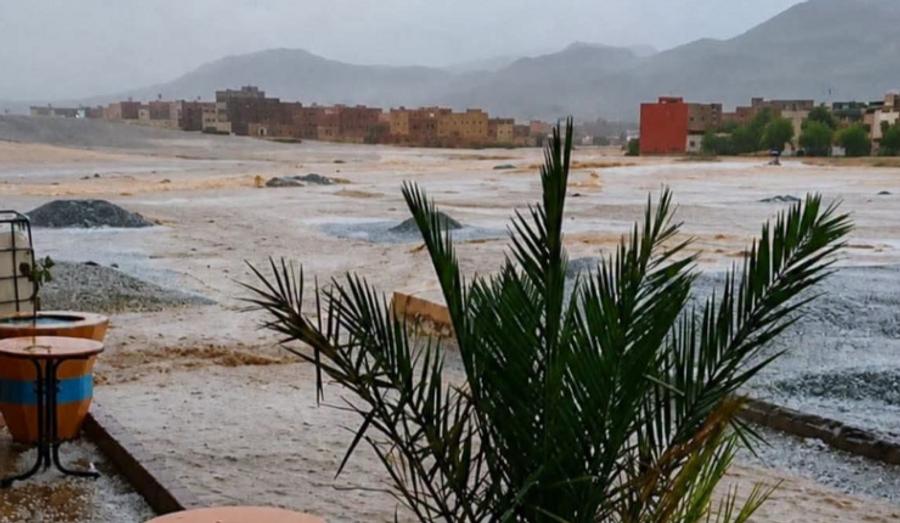 سيول جارفة تخلف خسائر جسيمة في خنيفرة