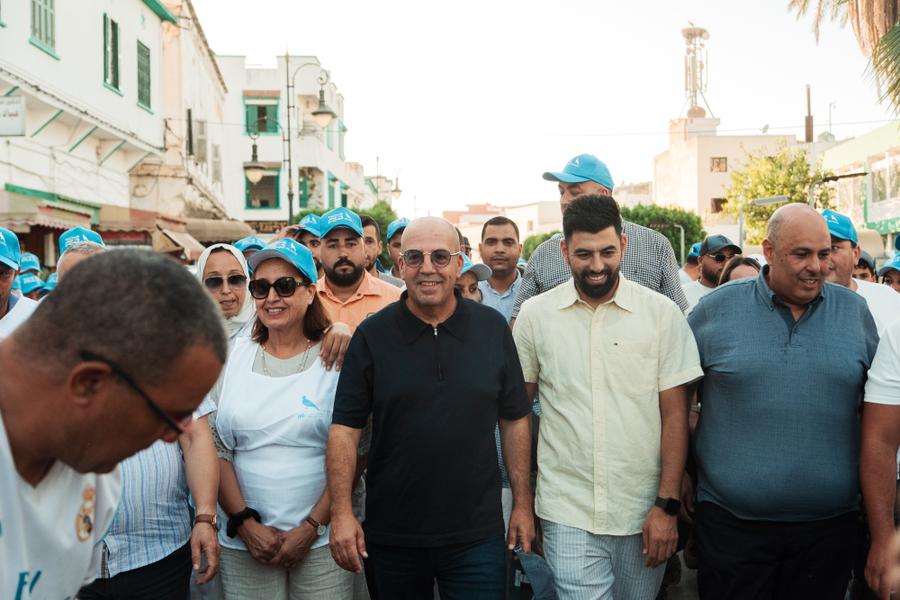 الأحرار ينزلون إلى شوارع وزان.. والبواري في واجهة الحملة