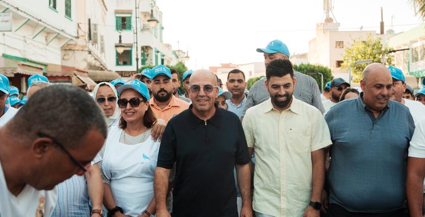 الأحرار ينزلون إلى شوارع وزان.. والبواري في واجهة الحملة