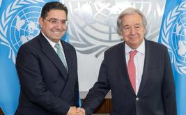 Guterres meets Bourita ahead of key UN Security Council discussions on the Moroccan Sahara
