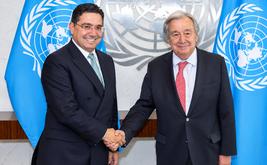 Maroc-ONU : Nasser Bourita s’entretient avec António Guterres à New York