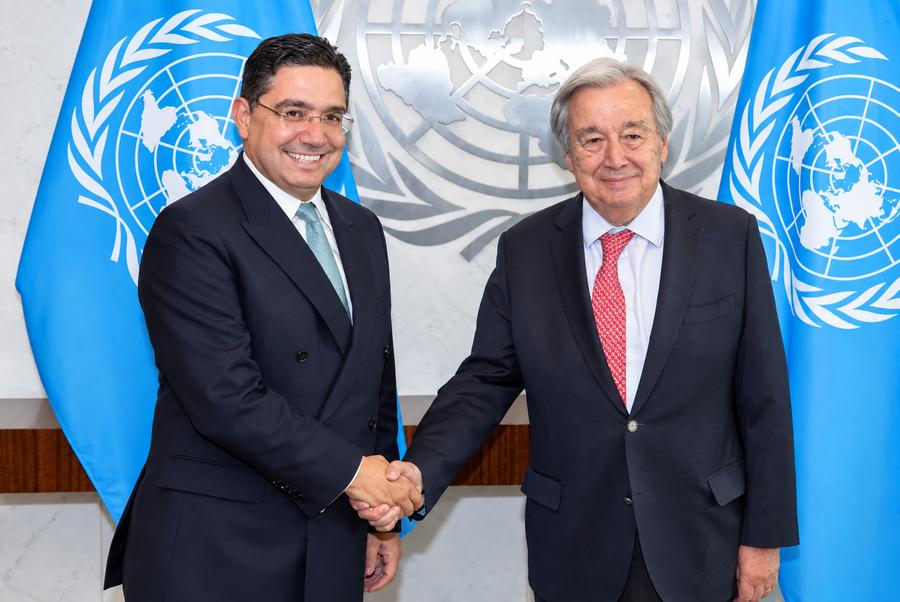 Maroc-ONU : Nasser Bourita s’entretient avec António Guterres à New York