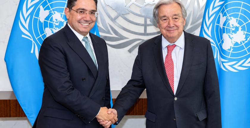 Maroc-ONU : Nasser Bourita s’entretient avec António Guterres à New York