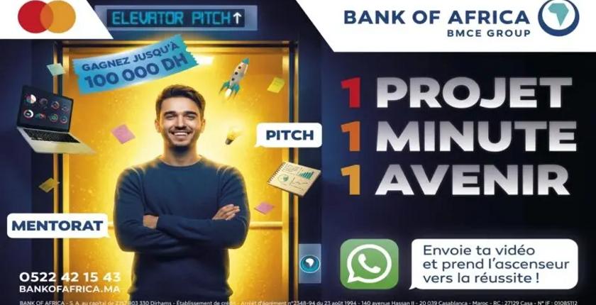 Entrepreneuriat au Maroc : BANK OF AFRICA et Mastercard ouvrent les candidatures d’Elevator Pitch