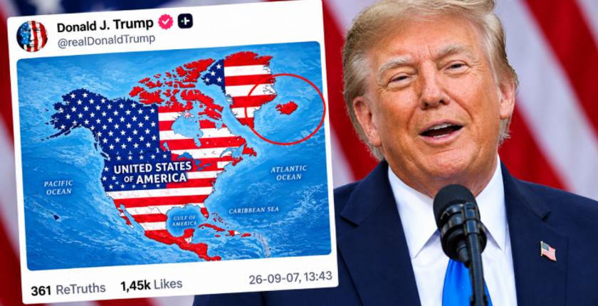 IJsland roept Amerikaanse ambassadeur op vanwege Trump-kaart die eiland als onderdeel van de Verenigde Staten toont