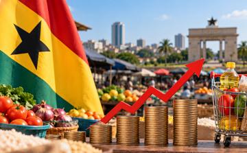 Ghana : l’inflation remonte à 5 % en août malgré le recul mensuel des prix