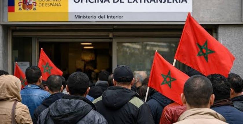 المغاربة يمثلون 11.3% من المستفيدين من تسوية أوضاع المهاجرين بإسبانيا