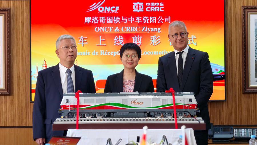 Maroc : les premières locomotives diesel de CRRC Ziyang entrent en service
