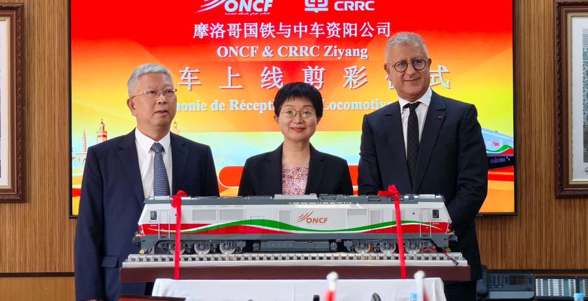 Maroc : les premières locomotives diesel de CRRC Ziyang entrent en service