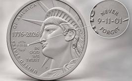 US Mint issues commemorative coin marking 25 years since 9/11 attacks