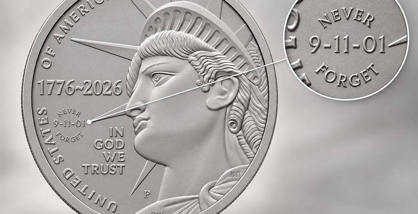 US Mint issues commemorative coin marking 25 years since 9/11 attacks