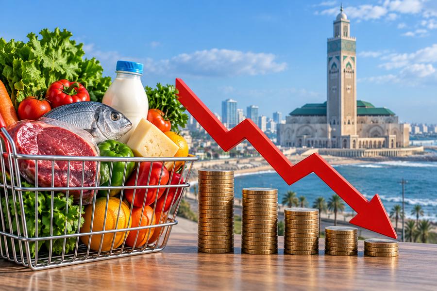 Casablanca : les prix à la consommation reculent de 1 % en juillet