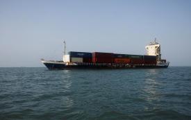 Strait of Hormuz: A tanker hit by three unknown projectiles, no casualties reported