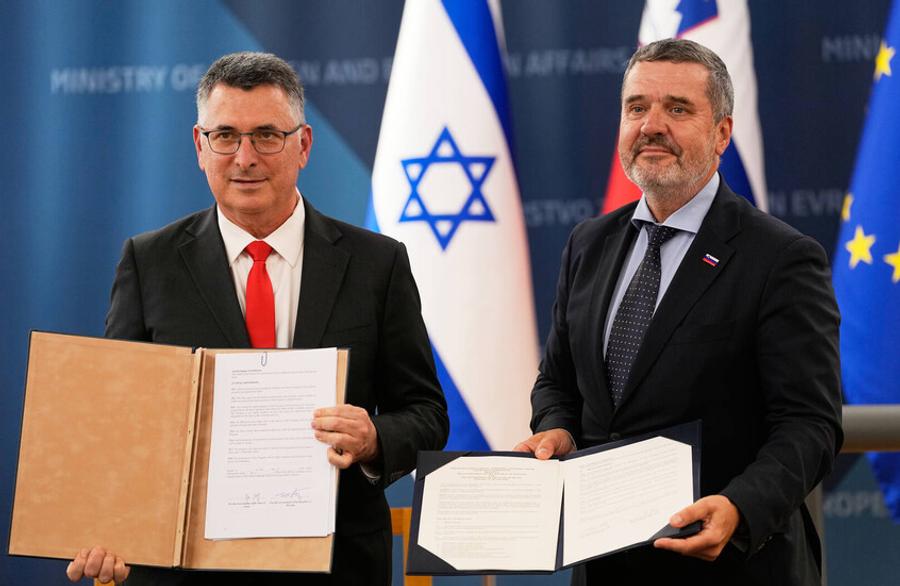 Israel opens its first embassy in Slovenia since establishing diplomatic ties