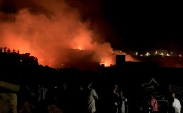 Fès : un incendie endommage plusieurs commerces du marché Hafa Moulay Idriss