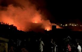 Fès : un incendie endommage plusieurs commerces du marché Hafa Moulay Idriss