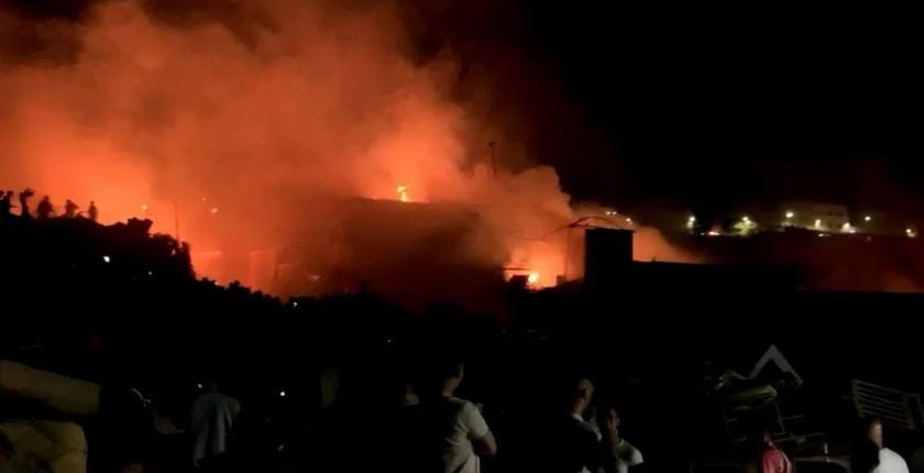 Fès : un incendie endommage plusieurs commerces du marché Hafa Moulay Idriss