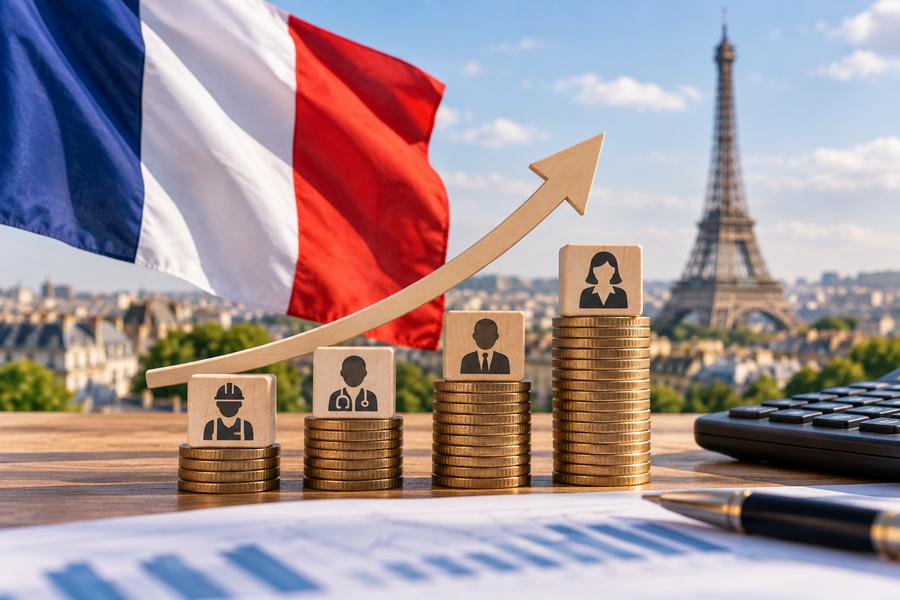 France : les salaires horaires accélèrent au deuxième trimestre 2026
