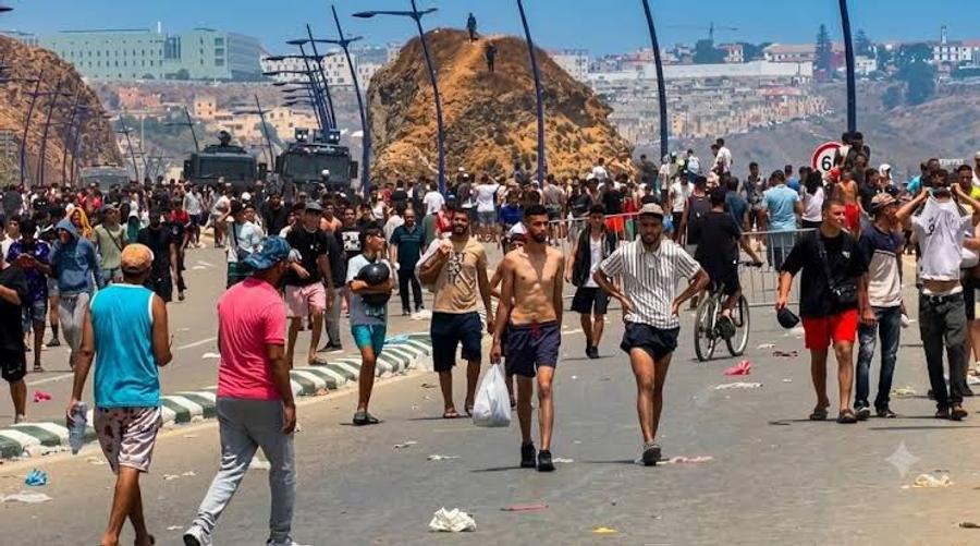 أكثر من 5300 مهاجر يعودون من سبتة إلى المغرب