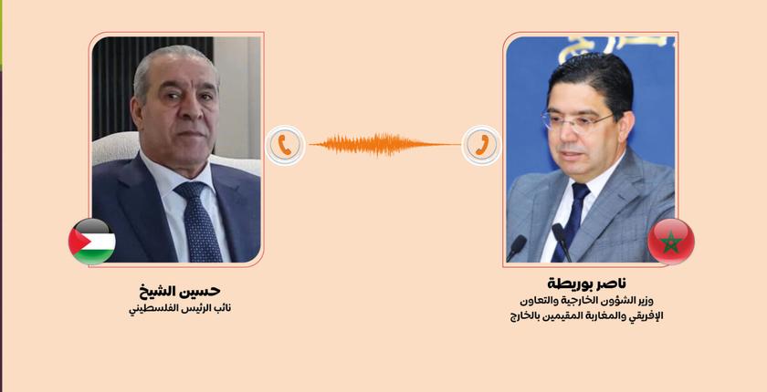 Morocco and Palestine coordinate positions ahead of UN General Assembly meetings