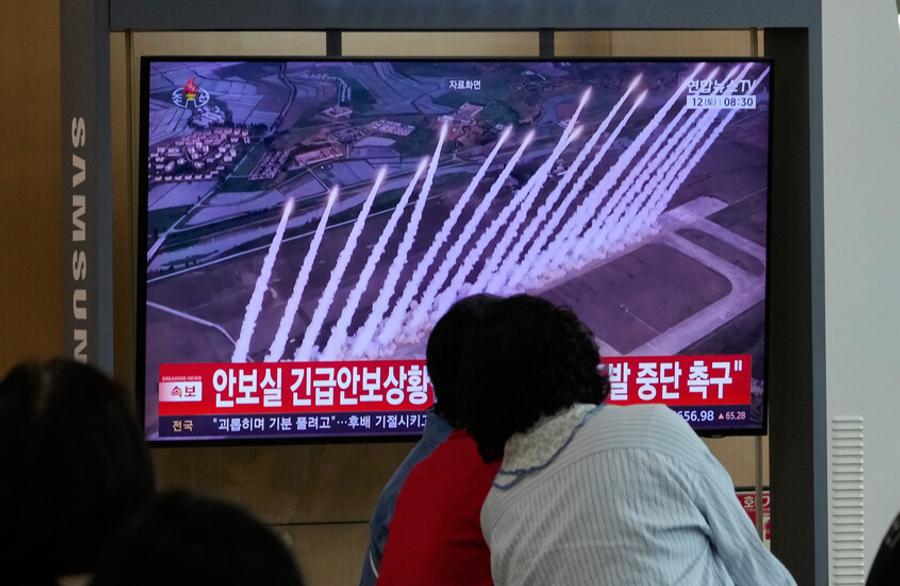 Nordkorea führt Langstrecken-Artillerie- und Raketentraining durch