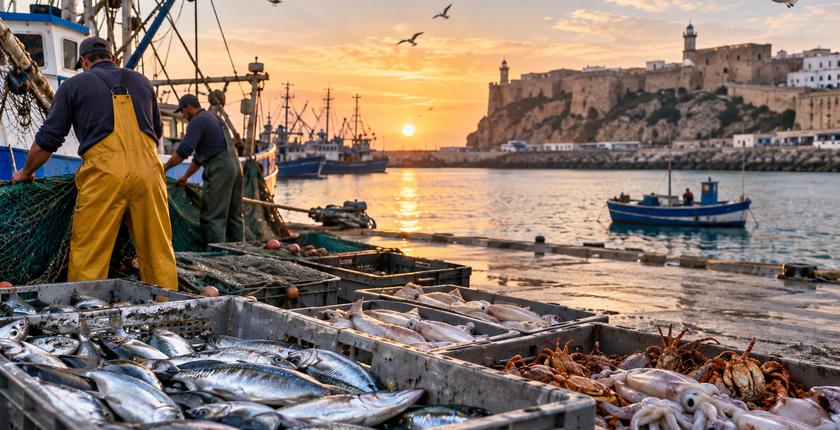 Port de Safi : les débarquements de la pêche chutent de 25% en volume à fin août 2026
