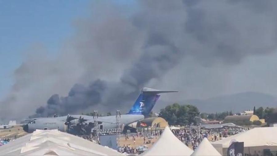 Greece: Military Plane Crashes During Airshow Near Athens