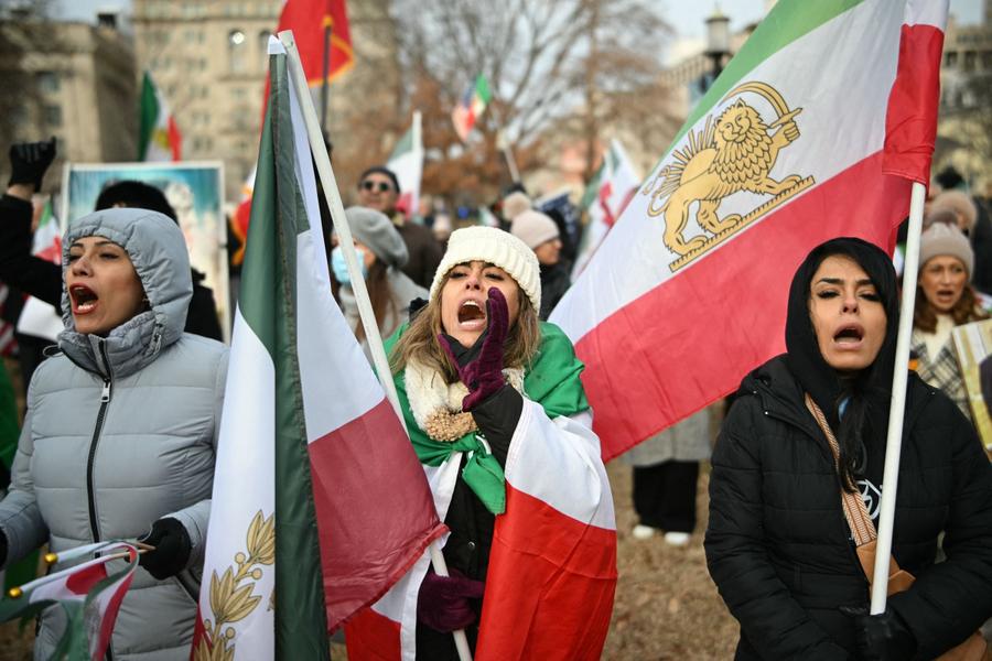 At least four killed in protests in western Iran, rights groups say