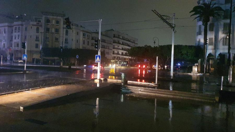 Rabat privée d’électricité pendant une demi-heure à cause des pluies