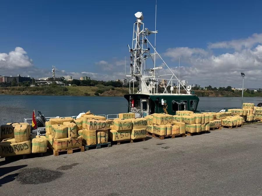 Détroit de Gibraltar : près de trois tonnes de cannabis saisies en mer