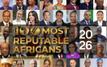 Réputation et leadership : ces Africains qui façonnent la crédibilité du continent en 2026