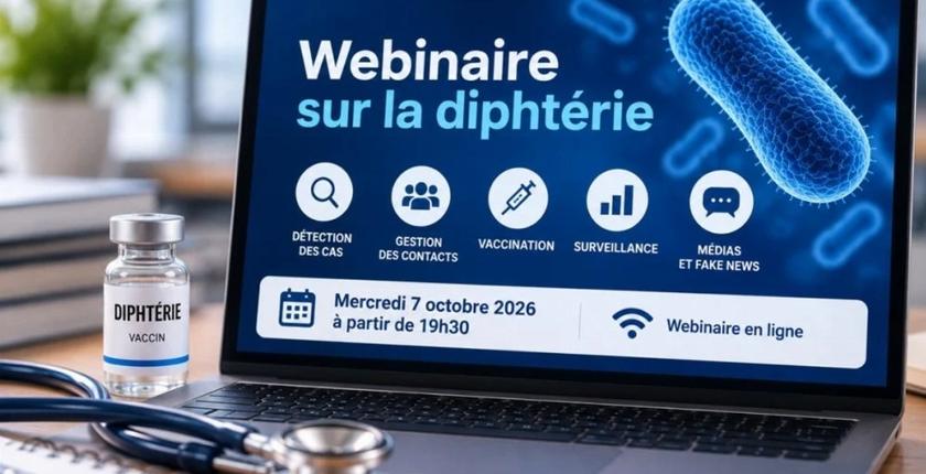 Diphtérie au Maroc : professionnels de santé et médias réunis autour de la vaccination et de la lutte contre les fake news