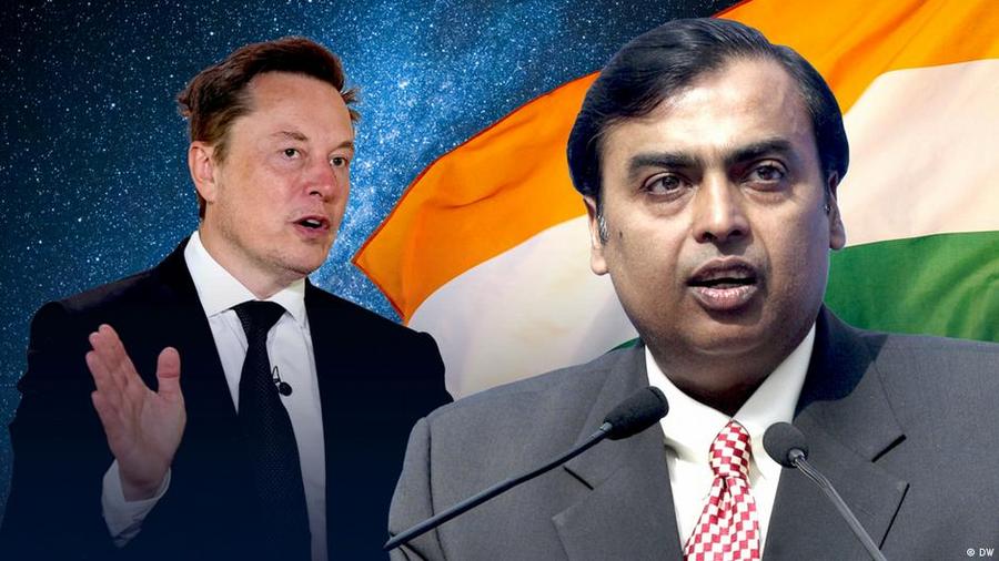 Elon Musk ve Mukesh Ambani: Hindistan'ın Uydu İnternet Pazarındaki Mücadele