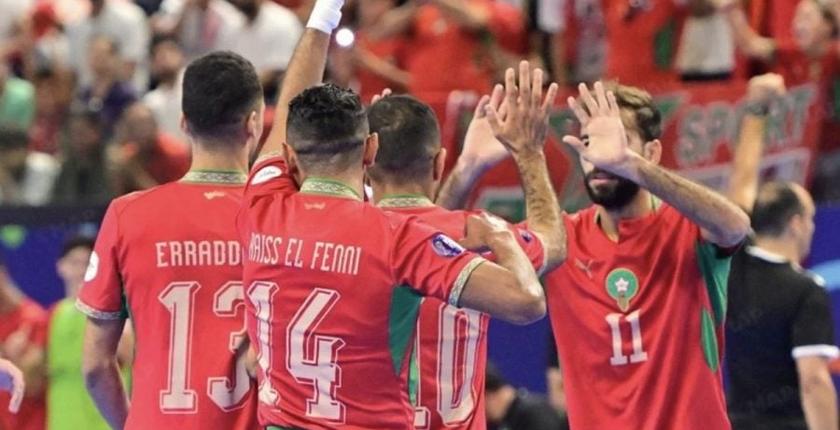 Futsal : le Maroc rejoint la finale de la CAN après un large succès contre l’Égypte