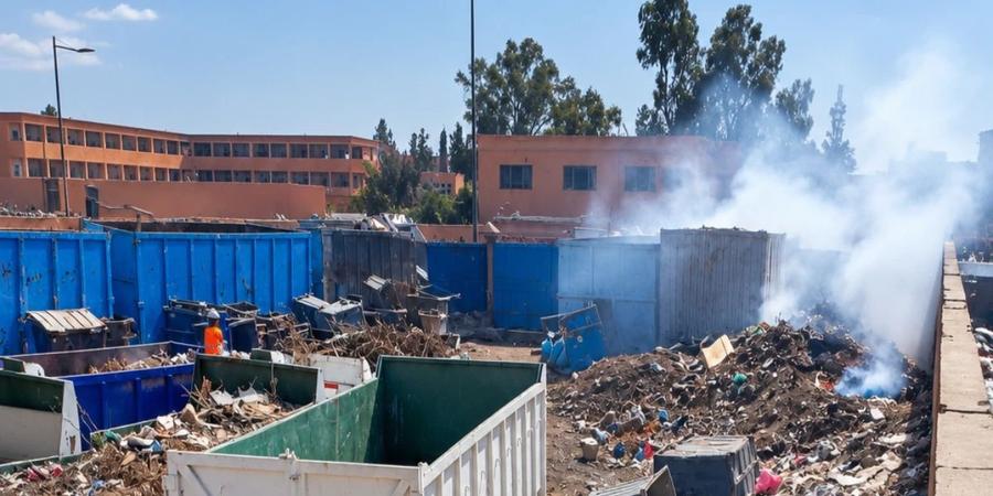 Marrakech : un incendie ravage un entrepôt à Sidi Youssef Ben Ali