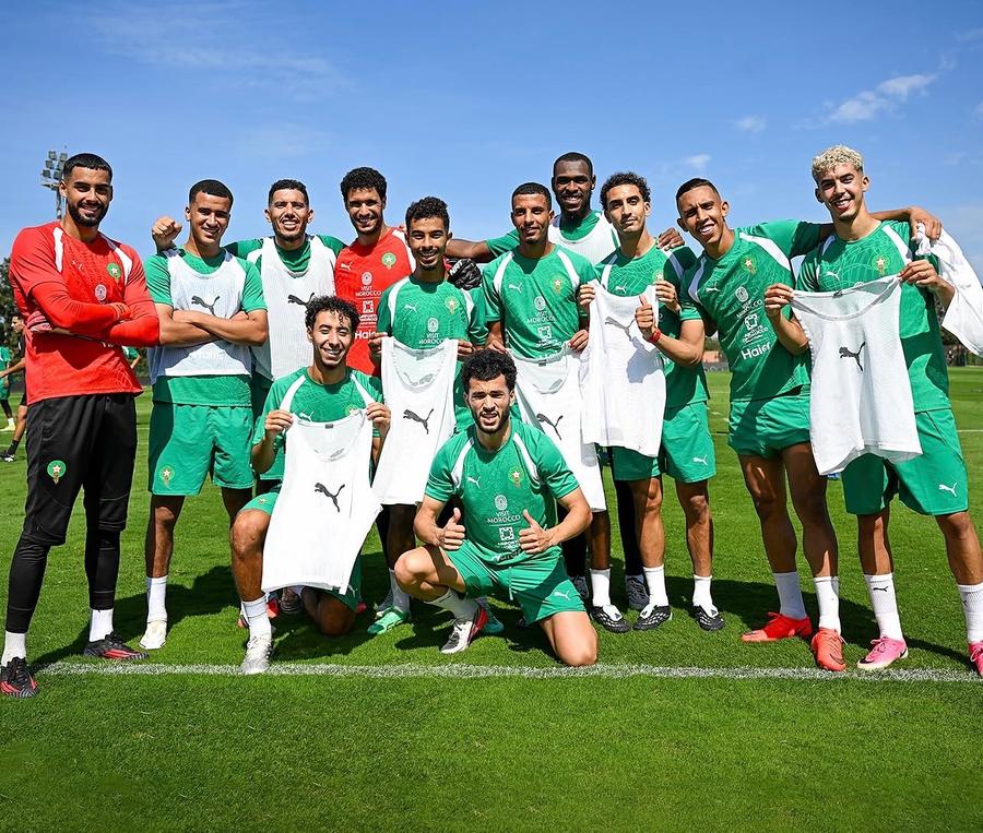 المنتخب الوطني يخوض حصة مفتوحة للإعلام قبل ودية مالي