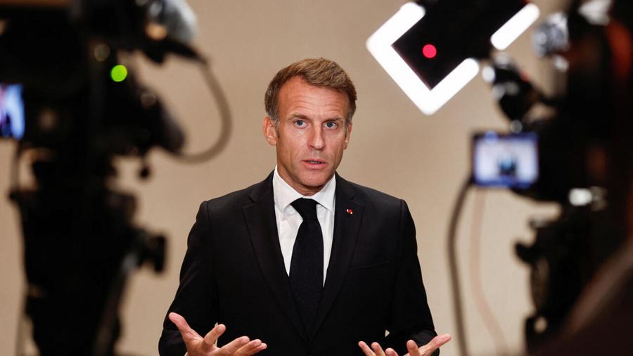 Macron, 17 Ekim Şiddeti Üzerine Yabancı Liderlerin Açıklamalarını Kınadı