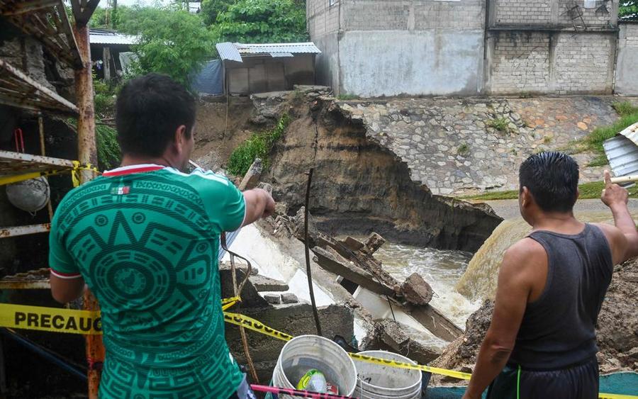 Mexique : Simon et la tempête Trudy maintiennent les autorités en alerte