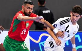 أسود القاعة يكتسحون المنتخب الليبي بسداسية