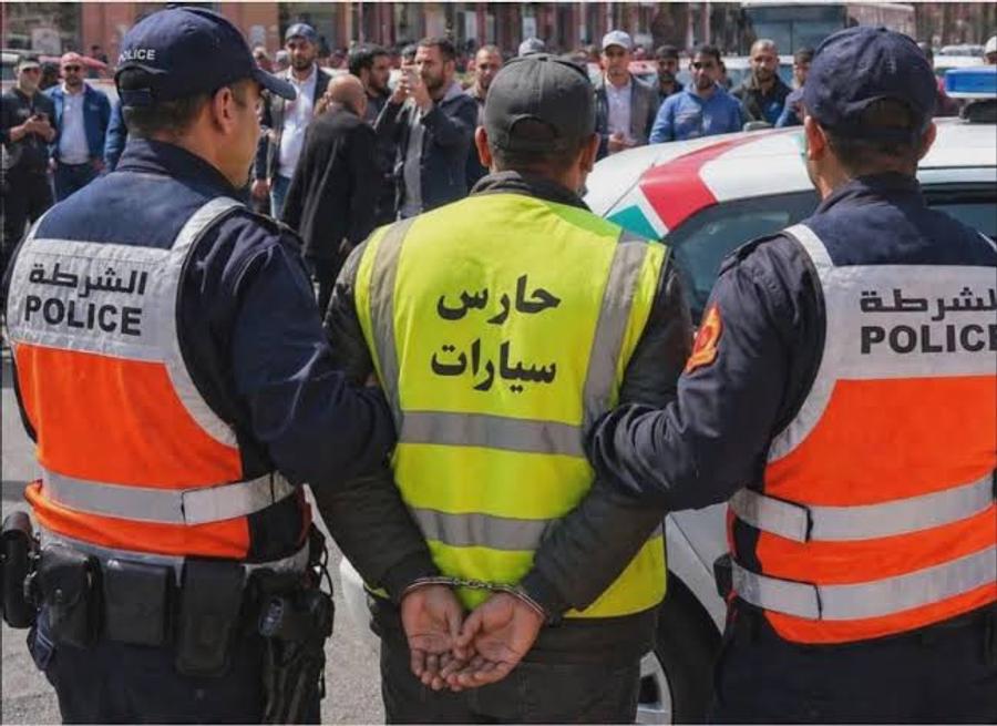 توقيف 13 حارسا وهميا بمراكش
