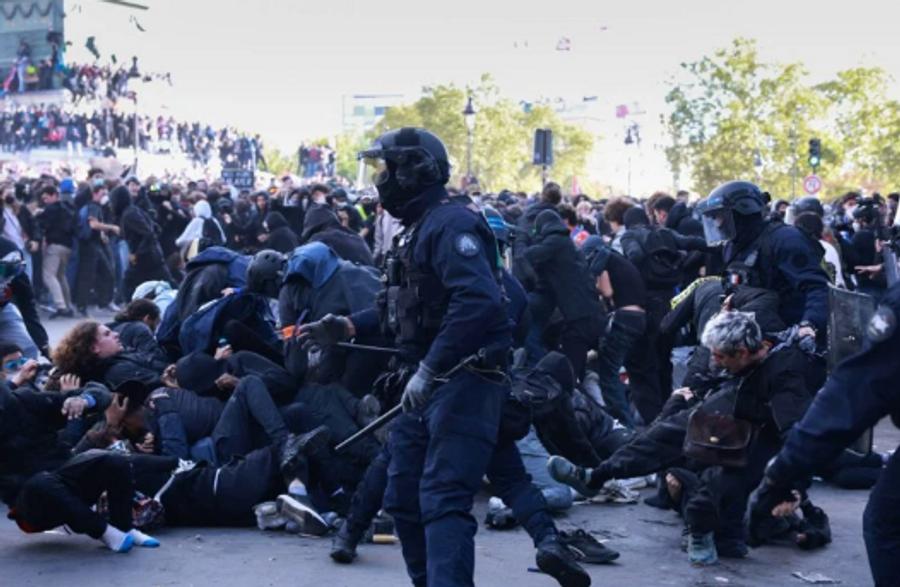 ONU expressa preocupações sobre violência e prisões durante protestos estudantis na França