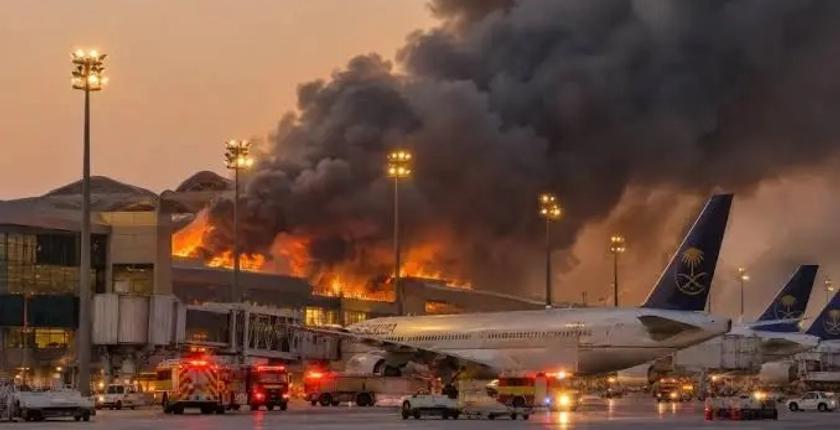 حصيلة دامية لهجوم مطار الرياض.. 12 وفاة ومئات المصابين