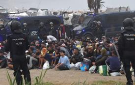 Sebta : les autorités espagnoles démantèlent le dernier campement de migrants avant la visite de Felipe VI