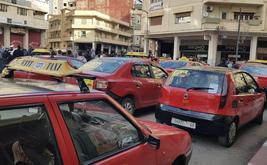 Casablanca taxi drivers protest fuel costs and ride-hailing competition