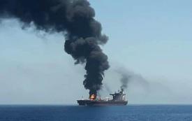 Panama-Flagged Tanker Hit by Unknown Projectile Near Strait of Hormuz