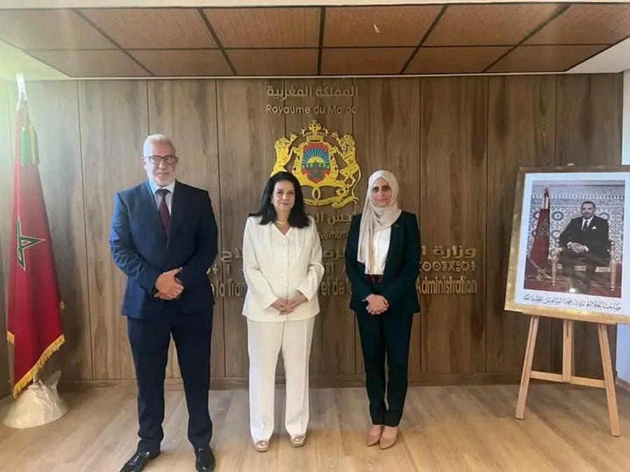 المغرب وفلسطين يبحثان تعزيز التعاون في مجالات الاقتصاد الرقمي