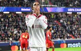 Bradley Barcola named Champions League player of the week after Liverpool hat-trick