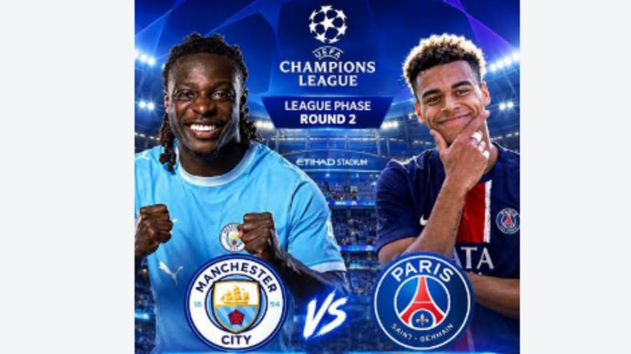 مانشستر سيتي يستضيف باريس سان جيرمان في قمة دوري الأبطال