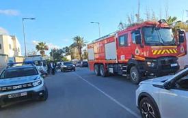 Casablanca : un incendie se déclare dans un café abandonné près du parc Sindibad à Aïn Diab